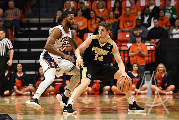 COLLEGE BASKETBALL: FEB 22 Purdue at Illinois