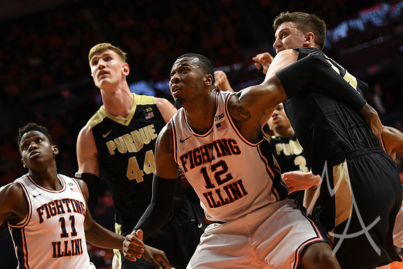 COLLEGE BASKETBALL: FEB 22 Purdue at Illinois