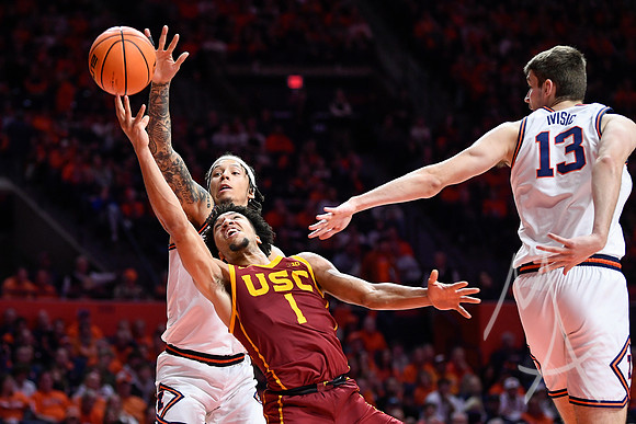 COLLEGE BASKETBALL: JAN 11 USC at Illinois