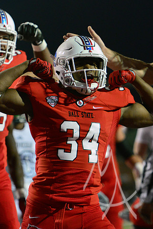 NCAA FOOTBALL: NOV 08 Eastern Michigan at Ball State