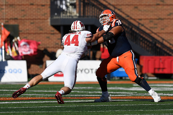 COLLEGE FOOTBALL: OCT 21 Wisconsin at Illinois