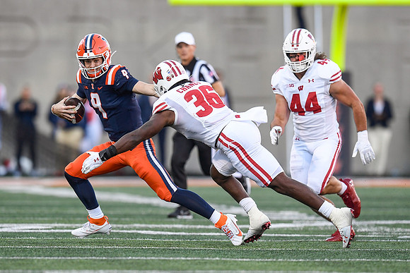 COLLEGE FOOTBALL: OCT 21 Wisconsin at Illinois