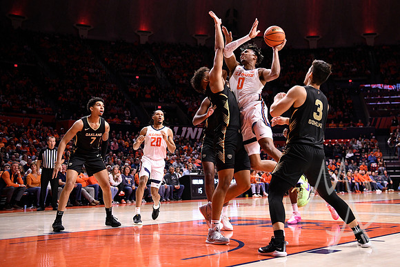COLLEGE BASKETBALL: NOV 10 Oakland at Illinois