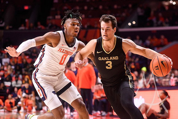 COLLEGE BASKETBALL: NOV 10 Oakland at Illinois