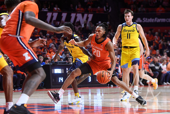 COLLEGE BASKETBALL: NOV 14 Marquette at Illinois