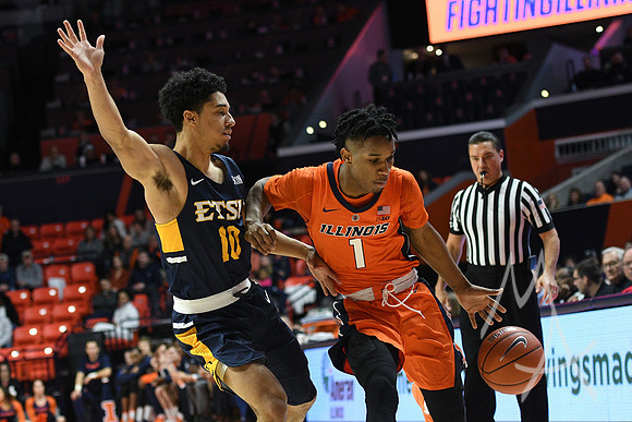 COLLEGE BASKETBALL: DEC 15 East Tennessee State at Illinois