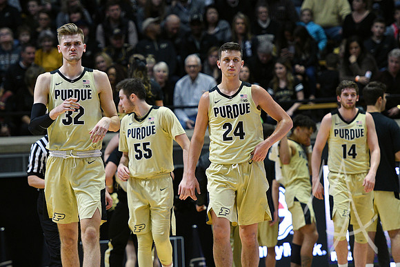 COLLEGE BASKETBALL: JAN 03 Iowa at Purdue