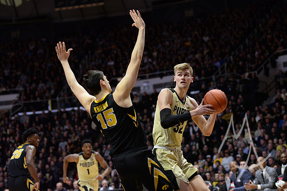 COLLEGE BASKETBALL: JAN 03 Iowa at Purdue