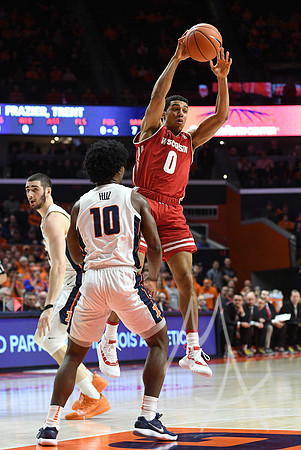 COLLEGE BASKETBALL: JAN 23 Wisconsin at Illinois