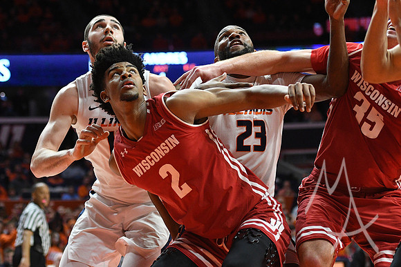 COLLEGE BASKETBALL: JAN 23 Wisconsin at Illinois
