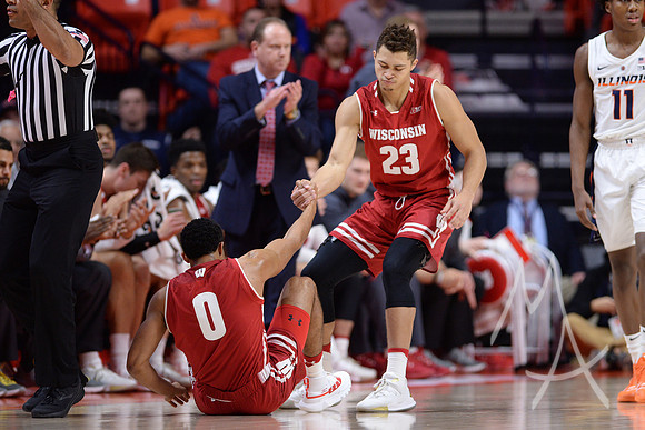 COLLEGE BASKETBALL: JAN 23 Wisconsin at Illinois