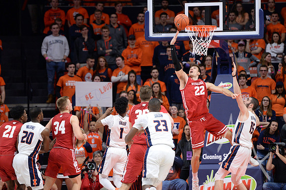 COLLEGE BASKETBALL: JAN 23 Wisconsin at Illinois