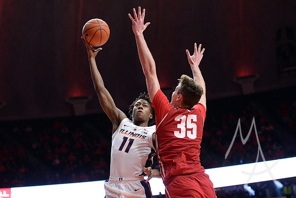 COLLEGE BASKETBALL: JAN 23 Wisconsin at Illinois