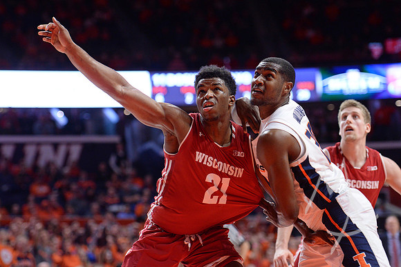 COLLEGE BASKETBALL: JAN 23 Wisconsin at Illinois
