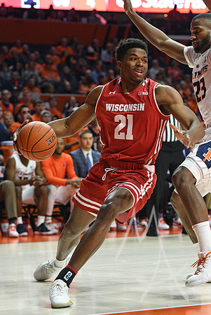 COLLEGE BASKETBALL: JAN 23 Wisconsin at Illinois