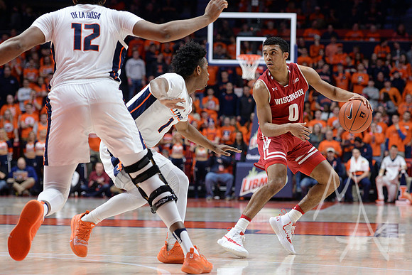 COLLEGE BASKETBALL: JAN 23 Wisconsin at Illinois