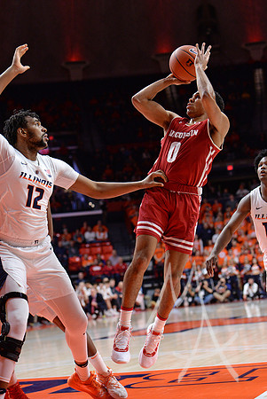 COLLEGE BASKETBALL: JAN 23 Wisconsin at Illinois