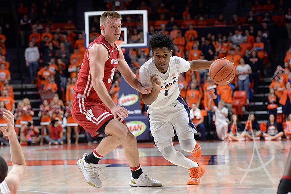 COLLEGE BASKETBALL: JAN 23 Wisconsin at Illinois