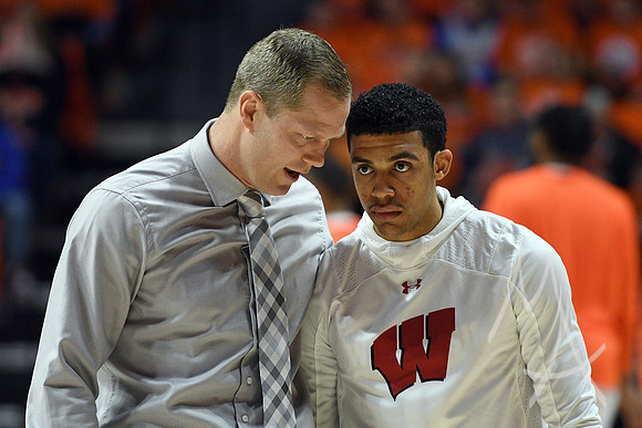 COLLEGE BASKETBALL: JAN 23 Wisconsin at Illinois