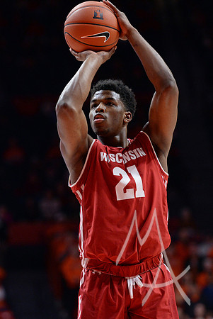COLLEGE BASKETBALL: JAN 23 Wisconsin at Illinois