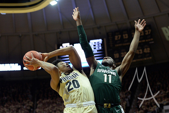 COLLEGE BASKETBALL: JAN 27 Michigan State at Purdue
