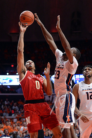 COLLEGE BASKETBALL: FEB 02 Nebraska at Illinois