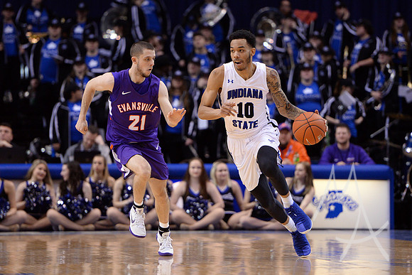 COLLEGE BASKETBALL: FEB 06 Evansville at Indiana State