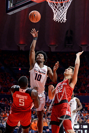 COLLEGE BASKETBALL: FEB 09 Rutgers at Illinois