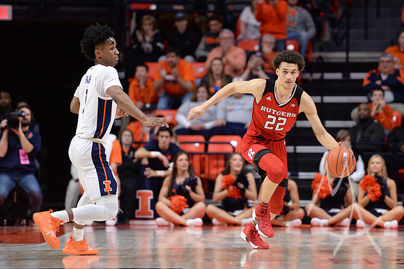 COLLEGE BASKETBALL: FEB 09 Rutgers at Illinois