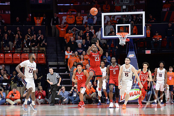 COLLEGE BASKETBALL: FEB 09 Rutgers at Illinois