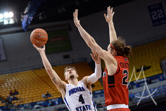 COLLEGE BASKETBALL: FEB 20 Illinois State at Indiana State