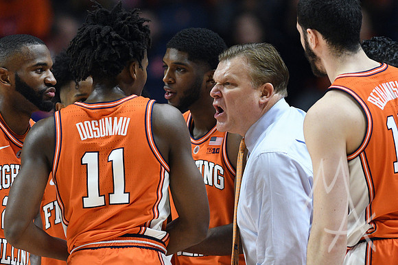 COLLEGE BASKETBALL: FEB 23 Penn State at Illinois