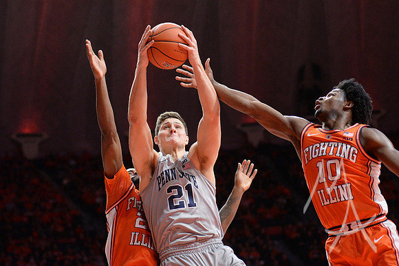 COLLEGE BASKETBALL: FEB 23 Penn State at Illinois