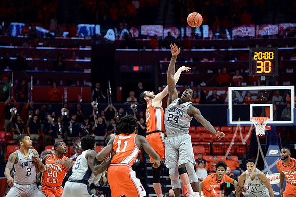 COLLEGE BASKETBALL: FEB 23 Penn State at Illinois