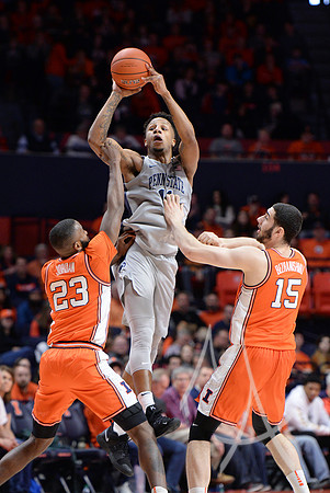 COLLEGE BASKETBALL: FEB 23 Penn State at Illinois