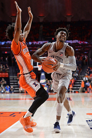 COLLEGE BASKETBALL: FEB 23 Penn State at Illinois