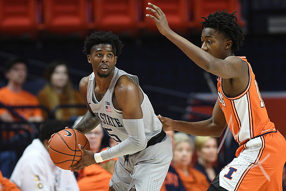 COLLEGE BASKETBALL: FEB 23 Penn State at Illinois