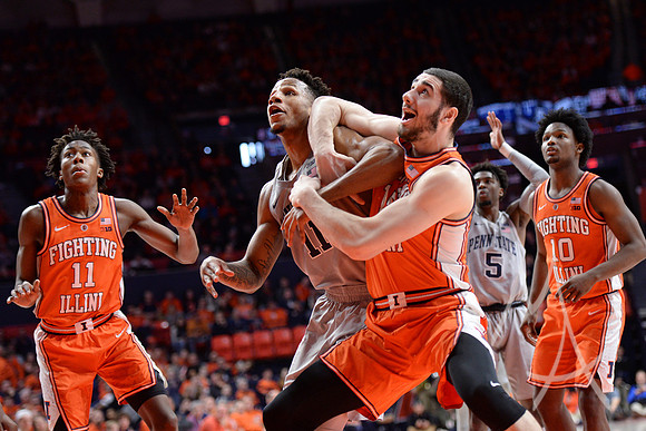 COLLEGE BASKETBALL: FEB 23 Penn State at Illinois