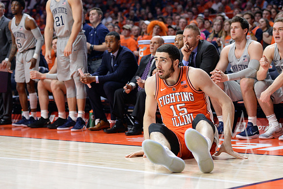 COLLEGE BASKETBALL: FEB 23 Penn State at Illinois