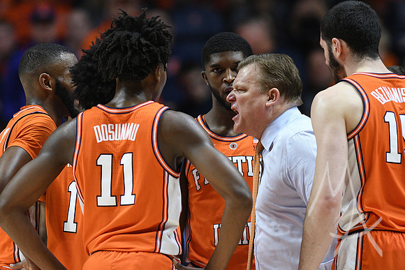 COLLEGE BASKETBALL: FEB 23 Penn State at Illinois