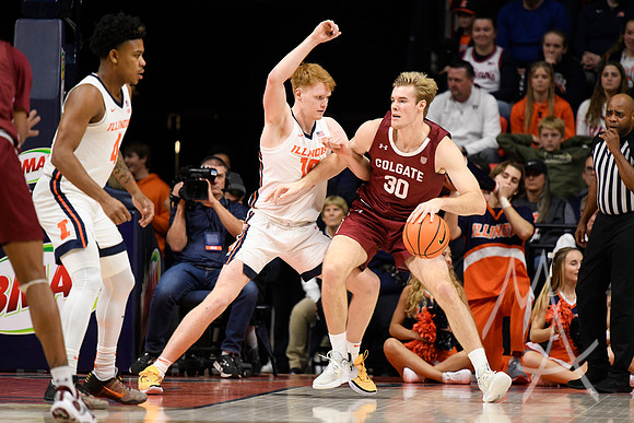 COLLEGE BASKETBALL: DEC 17 Colgate at Illinois