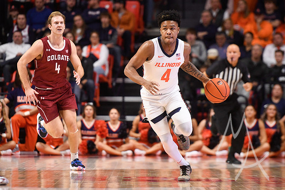 COLLEGE BASKETBALL: DEC 17 Colgate at Illinois