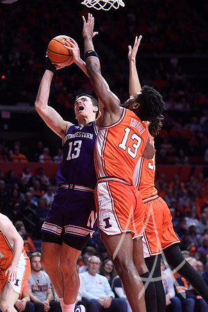 COLLEGE BASKETBALL: JAN 02 Northwestern at Illinois