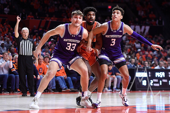 COLLEGE BASKETBALL: JAN 02 Northwestern at Illinois