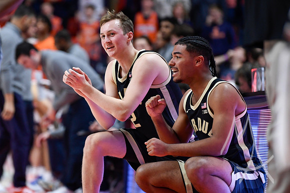 COLLEGE BASKETBALL: MAR 07 Purdue at Illinois