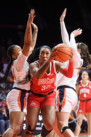 COLLEGE BASKETBALL: JAN 25 Women's - Ohio State at Illinois