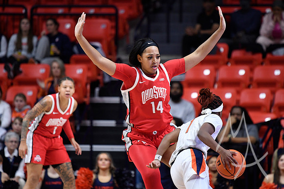 COLLEGE BASKETBALL: JAN 25 Women's - Ohio State at Illinois