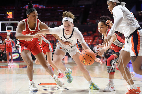 COLLEGE BASKETBALL: JAN 25 Women's - Ohio State at Illinois
