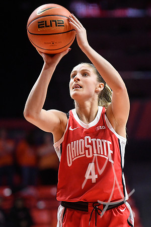 COLLEGE BASKETBALL: JAN 25 Women's - Ohio State at Illinois