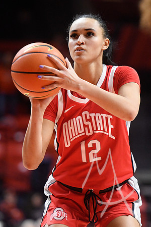 COLLEGE BASKETBALL: JAN 25 Women's - Ohio State at Illinois